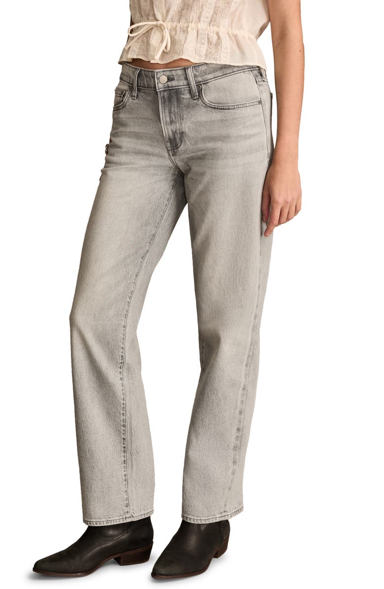 Lucky Brand The Baggy Tapered Straight Leg Jeans, Alternate, color, Bodacious Wash