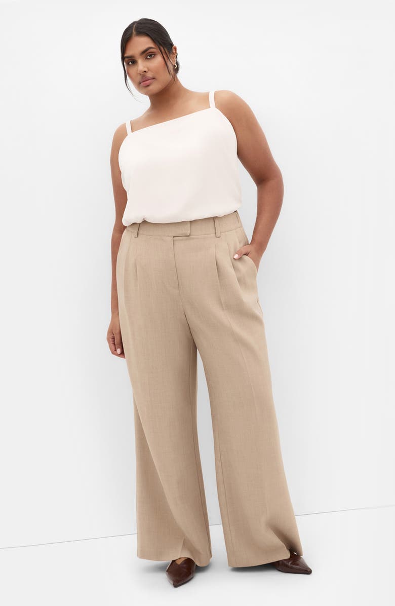 City Chic Sadie Camisole, Alternate, color, Cream