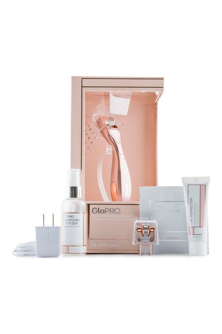 GloPRO® Rose Gold Microneedling Regeneration Tool & Eye MicroTip™ Set (Nordstrom Exclusive) video