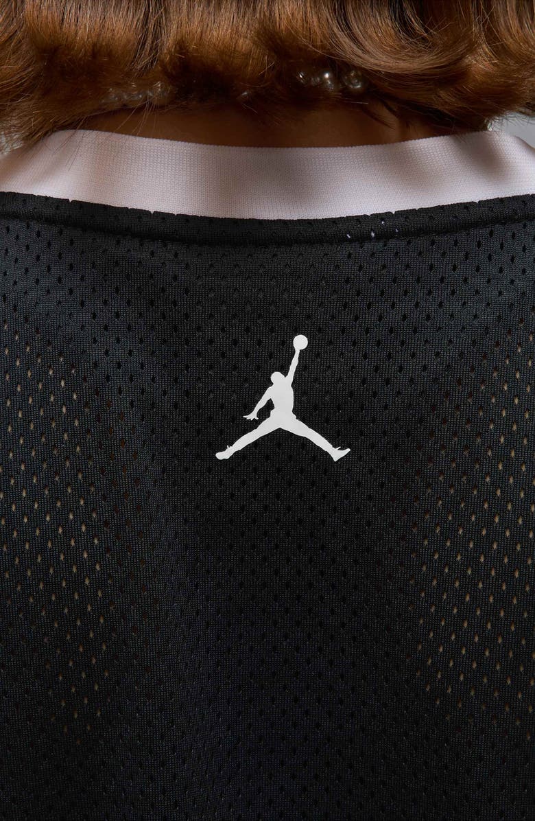 Jordan 40th Anniversary Mesh Tank Jersey, Alternate, color, Black/ Varsity Red/ White