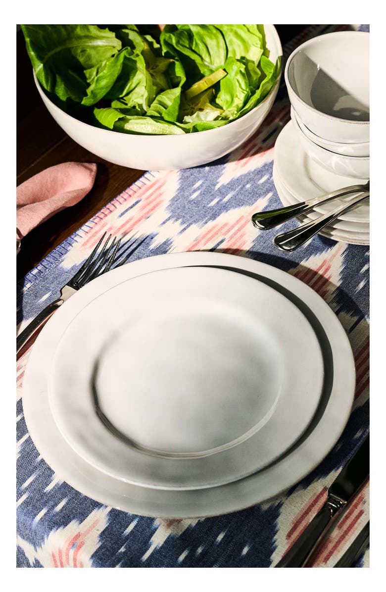 Juliska Ikat Cotton Table Runner, Alternate, color, Blue Multi