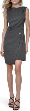 DKNY Faux Wrap Dress