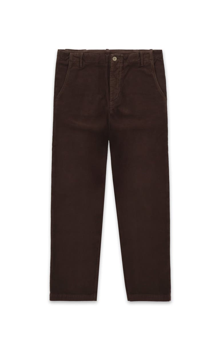 Fortela Whisky Moleskin Trousers, Main, color, Dark Brown
