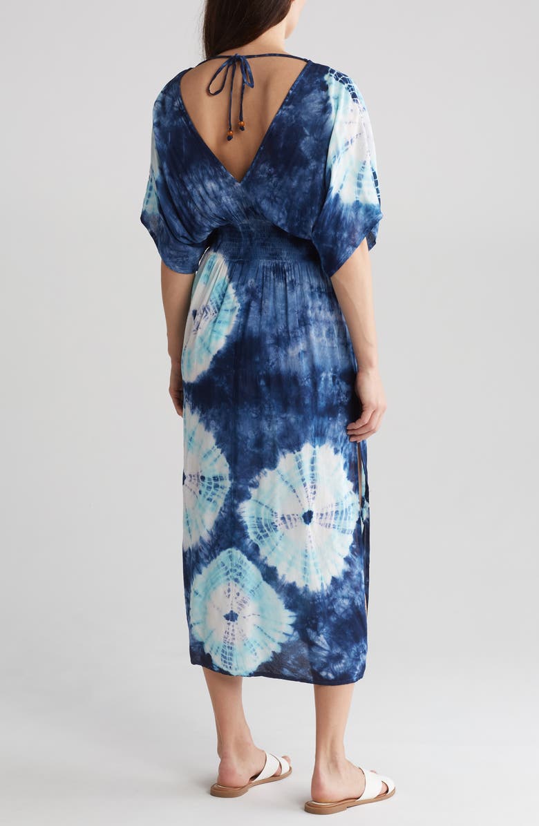 BOHO ME Kimono Side Slit Maxi Dress, Alternate, color, 