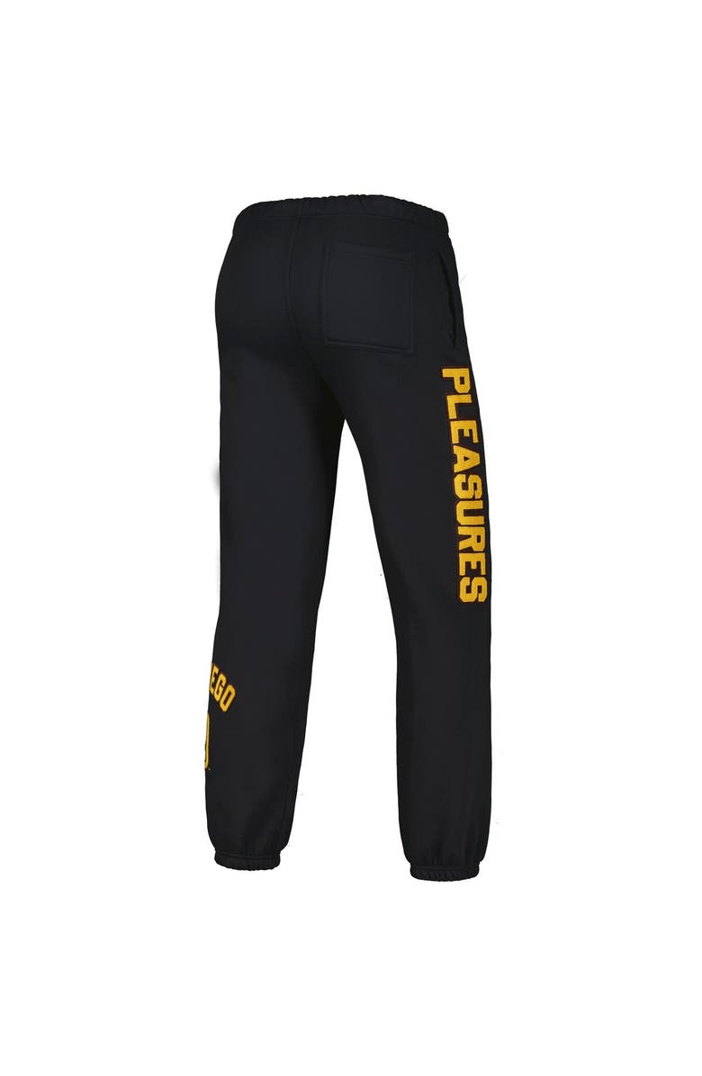 PLEASURES Men's PLEASURES Black San Diego Padres Opening Day Sweatpants, Alternate, color, Black