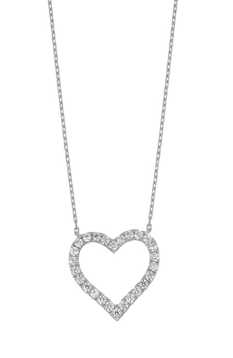 Audrey Diamond Heart Pendant Necklace (Nordstrom Exclusive)
