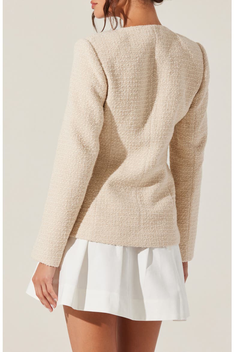 Lysanor Tweed Jacket, Alternate, color, OATMEAL