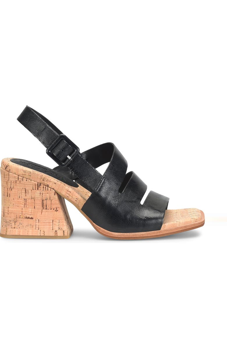Kork-Ease<sup>®</sup> Cate Slingback Sandal, Alternate, color, Black Leather