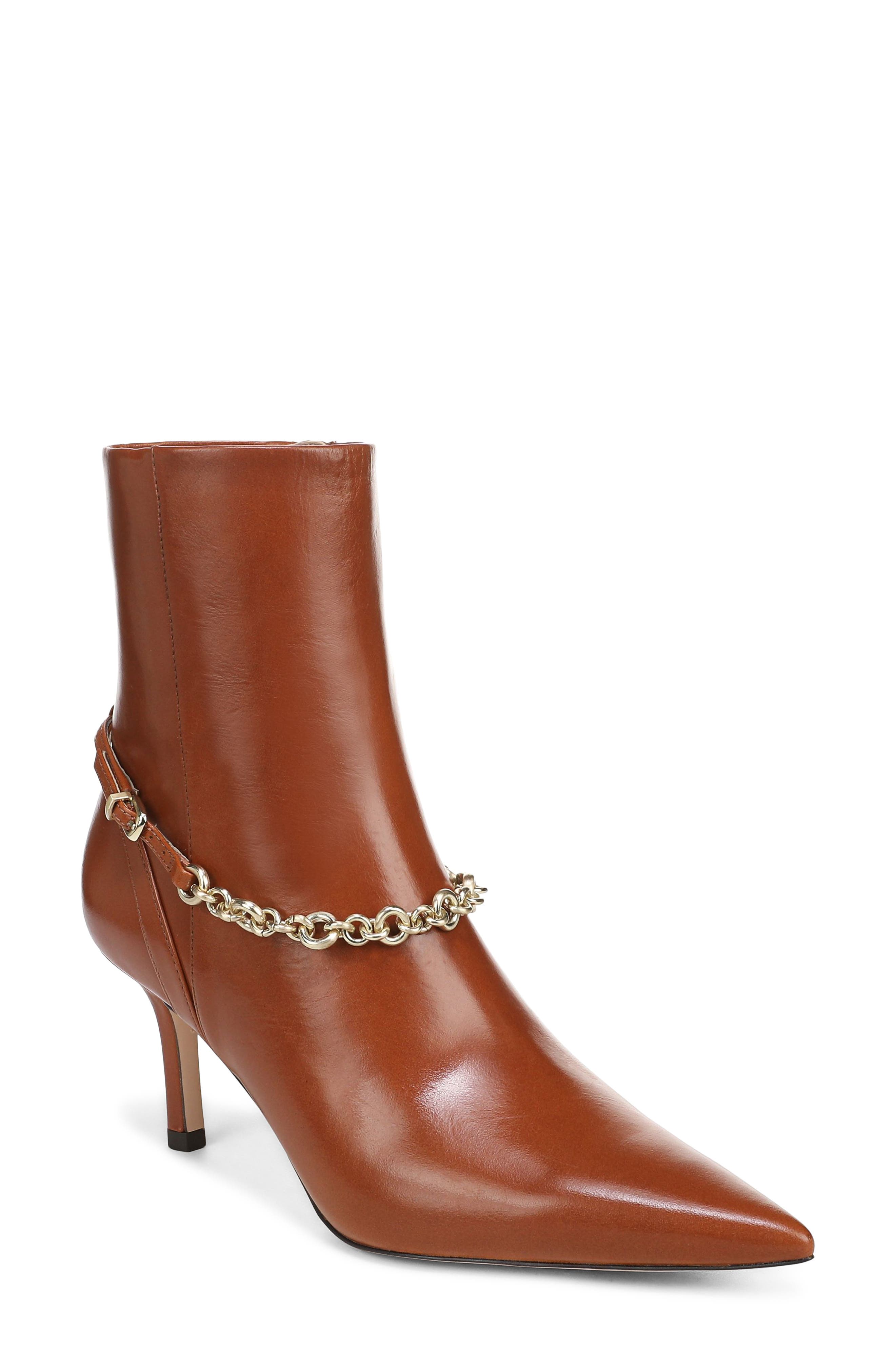 Tate Pointed Toe Bootie, Main, color, GINGERBREAD