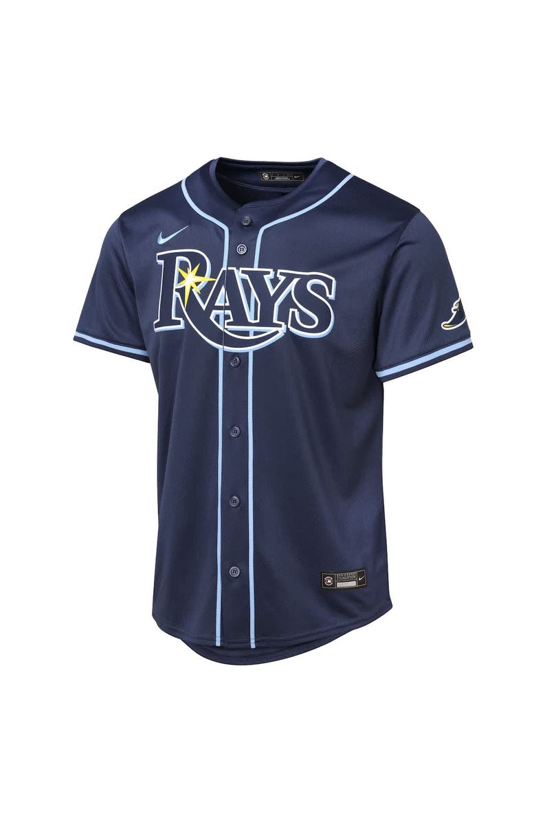 Nike Youth Navy Tampa Bay Rays Road Limited Jersey, Alternate, color, Navy