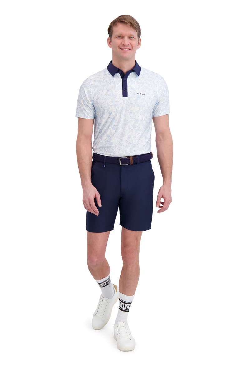 Island Hopping Tech Jersey Golf Polo, Alternate, color, PLACID BLUE