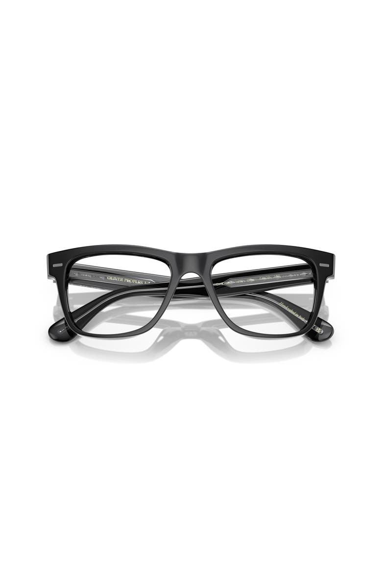 Oliver Peoples 51mm Rectangle optical glasses, Alternate, color, Black