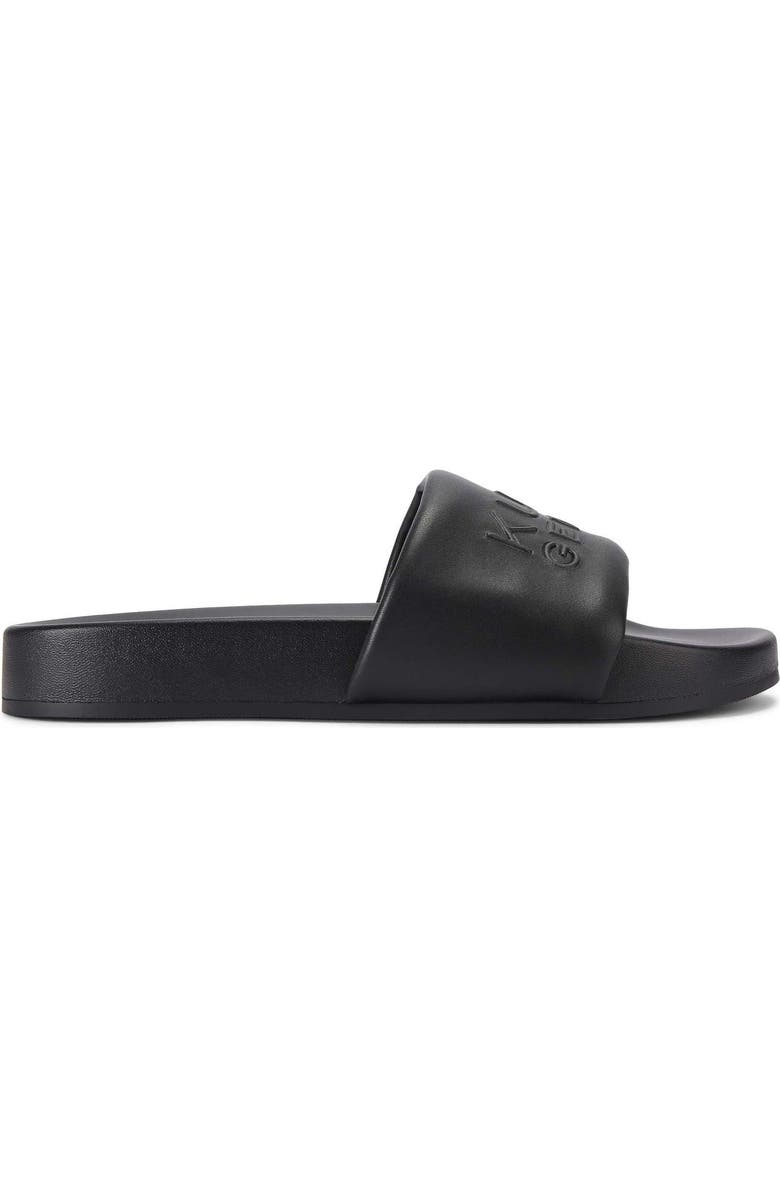 Kurt Geiger London Stacked Slide Sandal, Main, color, Black