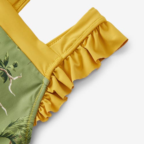 Milkbarn Ruffle Square Neck Swimsuit