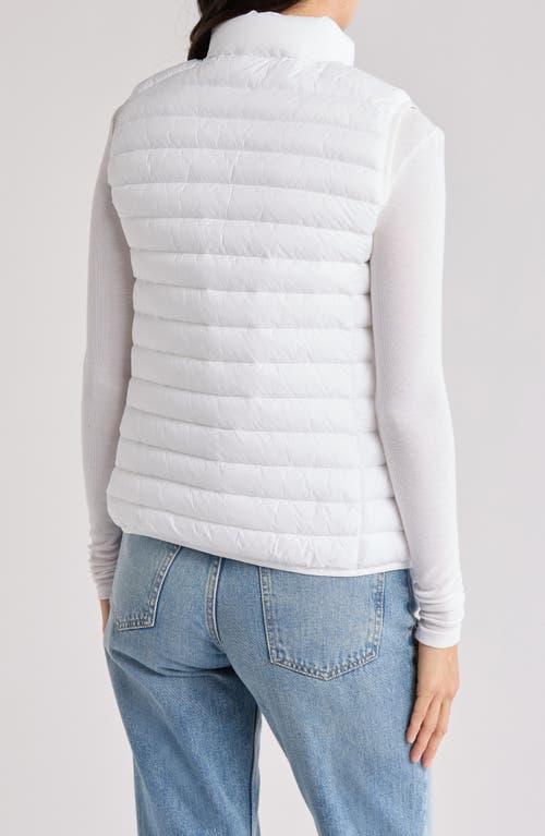 Save The Duck Noemi Quilted Puffer Vest In White