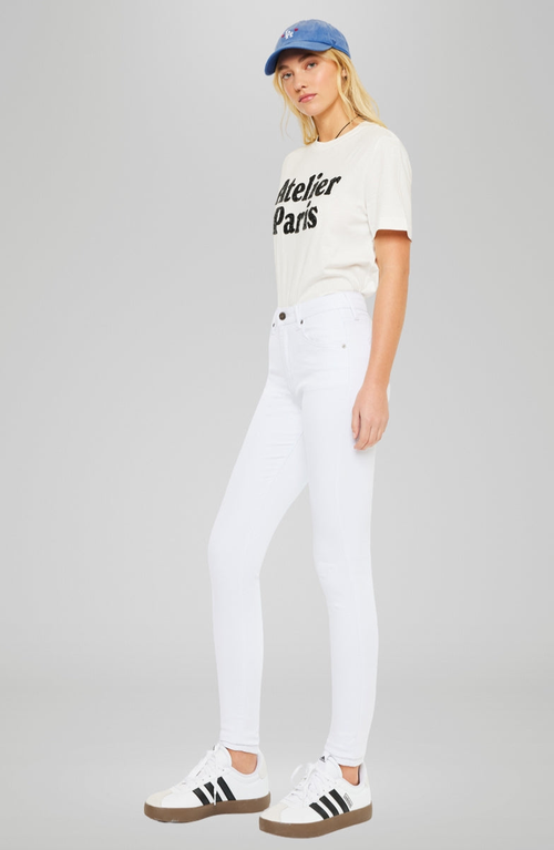 Kancan Misa Essentials High Rise Super Skinny Jeans In White