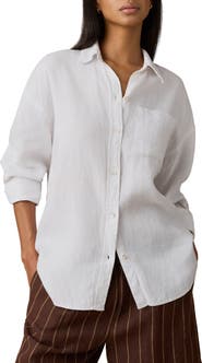 Faherty Laguna Linen Button-Up Shirt