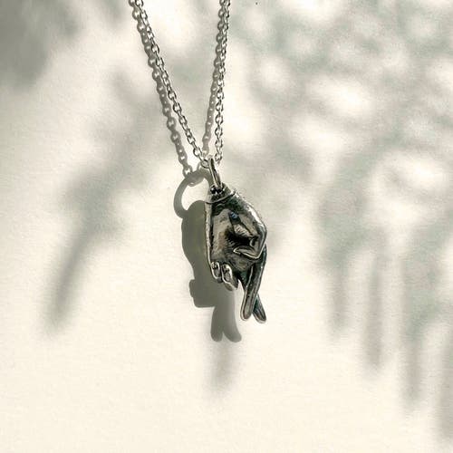 Astor & Orion Good Luck Charm Necklace In Silver