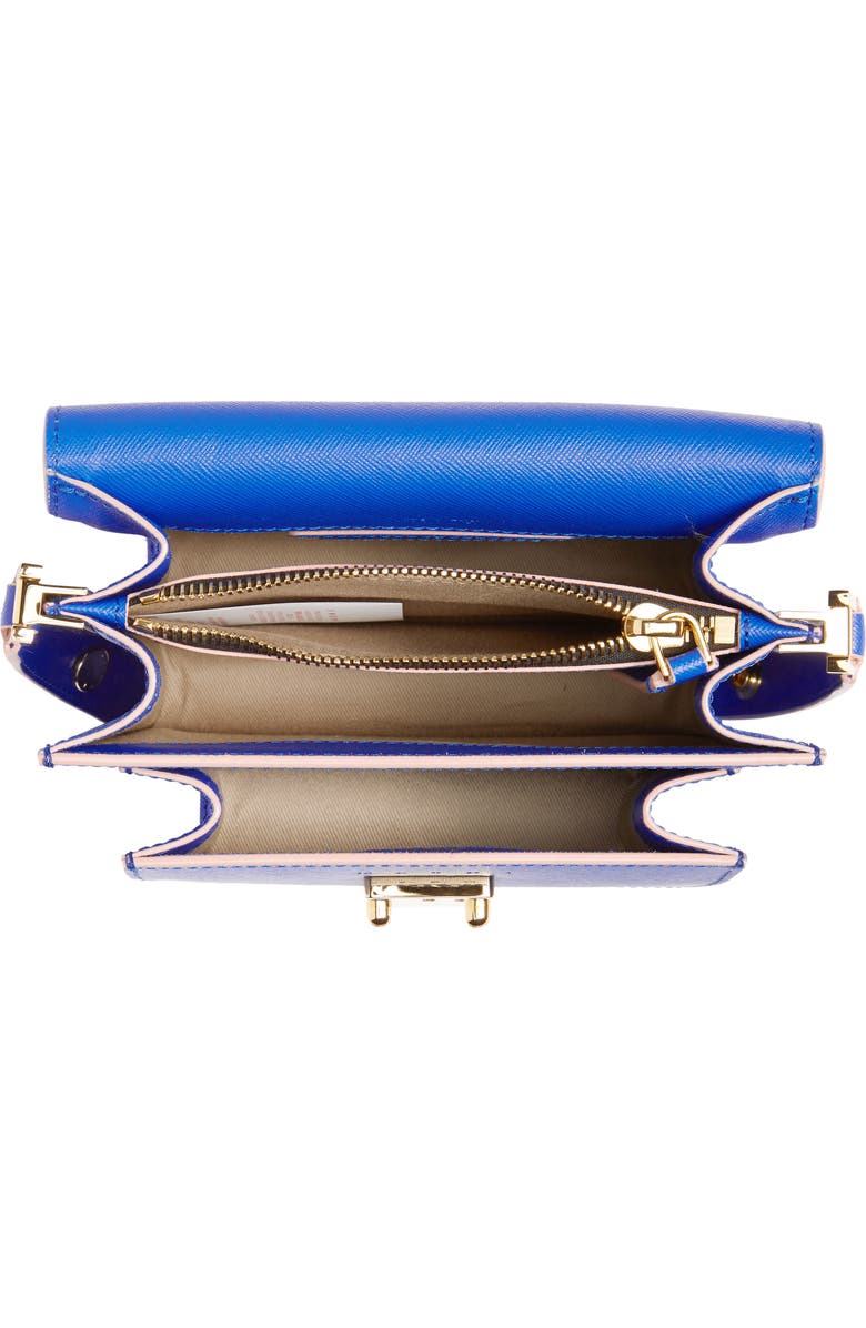 Marni Small Trunk Leather Shoulder Bag, Alternate, color,