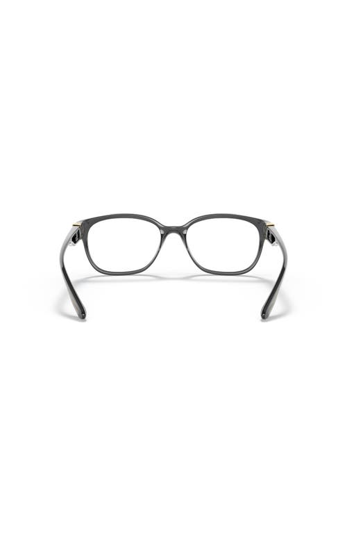 Dolce & Gabbana Dolce&gabbana 54mm Square Optical Glasses In Gray