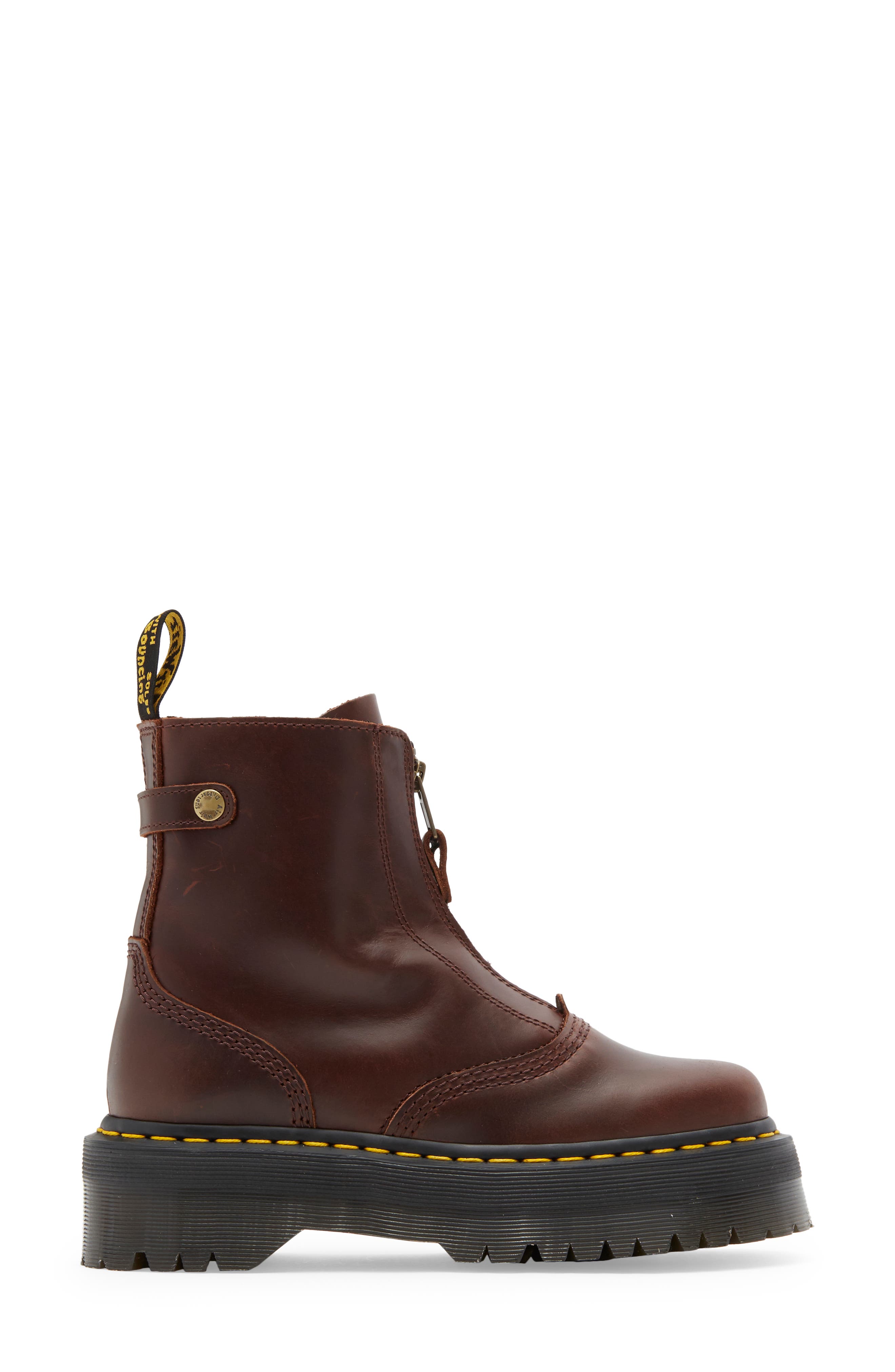 Dr. Martens Jetta Zip Platform Boot, Alternate, color, 