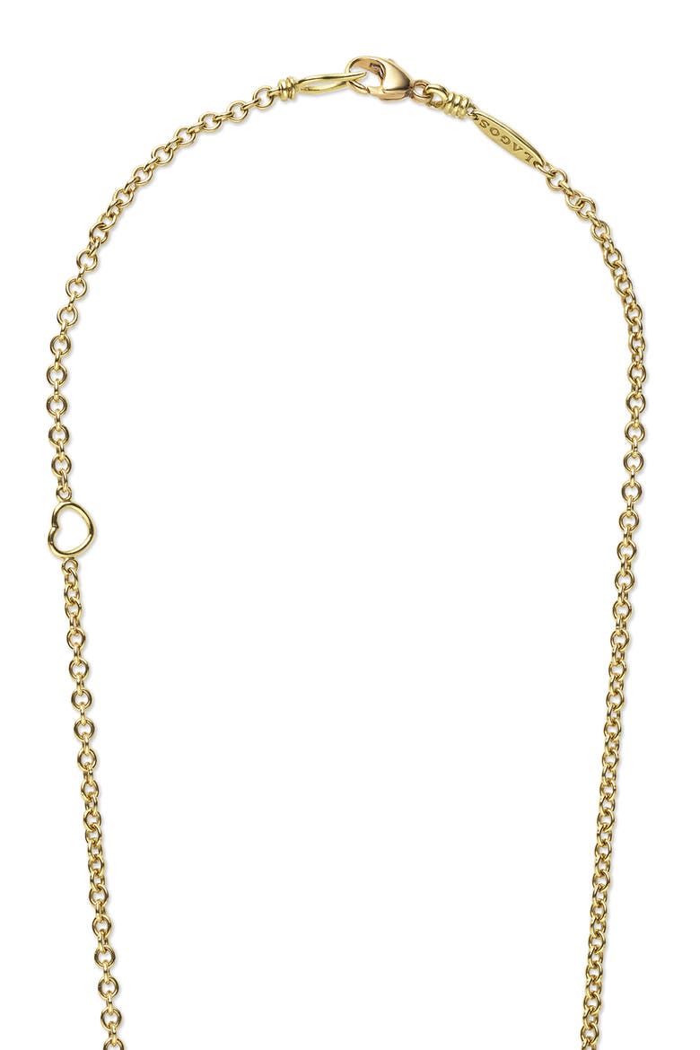 18K Luna Fleur Pearl & Diamond Pendant Necklace, Alternate, color, GOLD