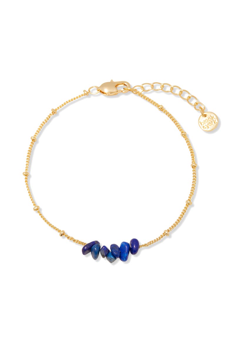 Alex Birthstone Bracelet, Main, color, SEPTEMBER - GOLD