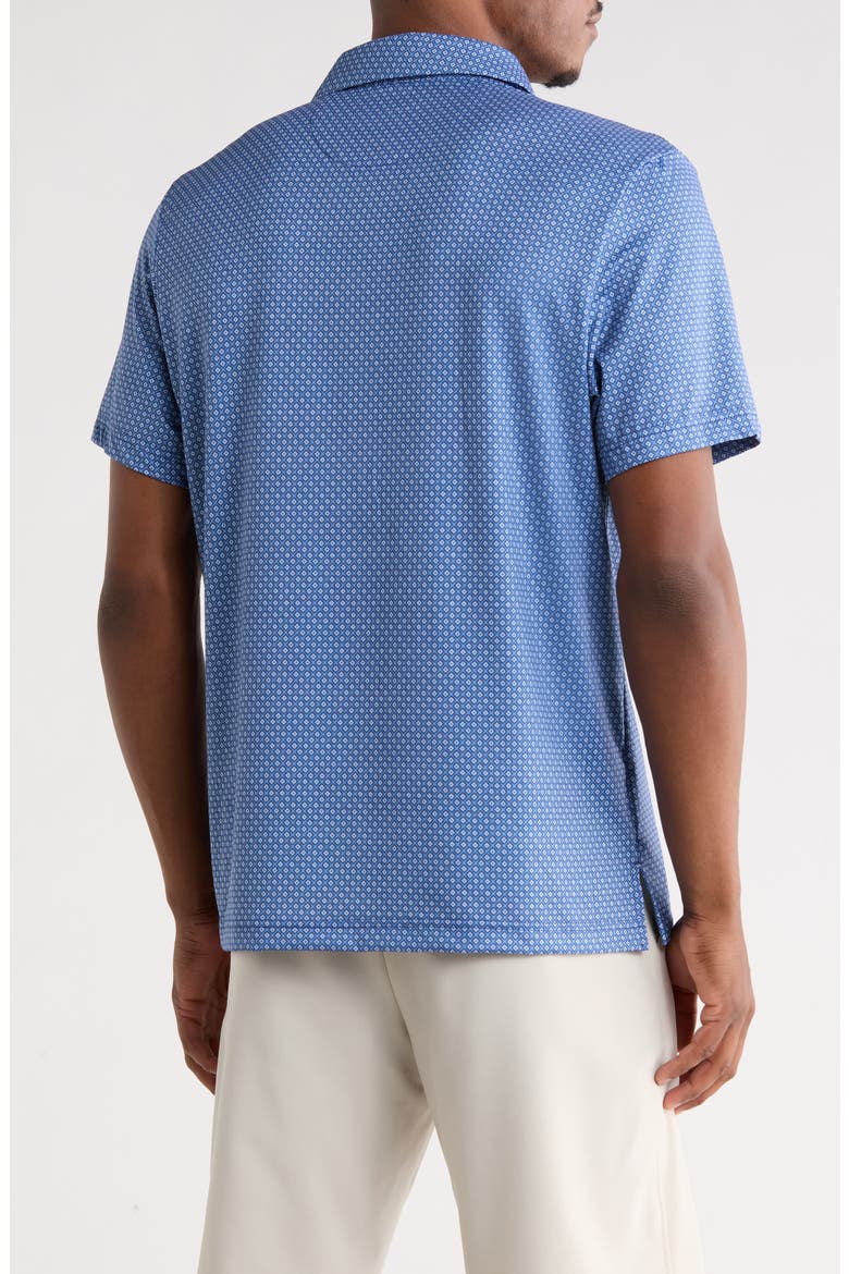 Geometric Argyle Polo, Alternate, color, PEACOAT