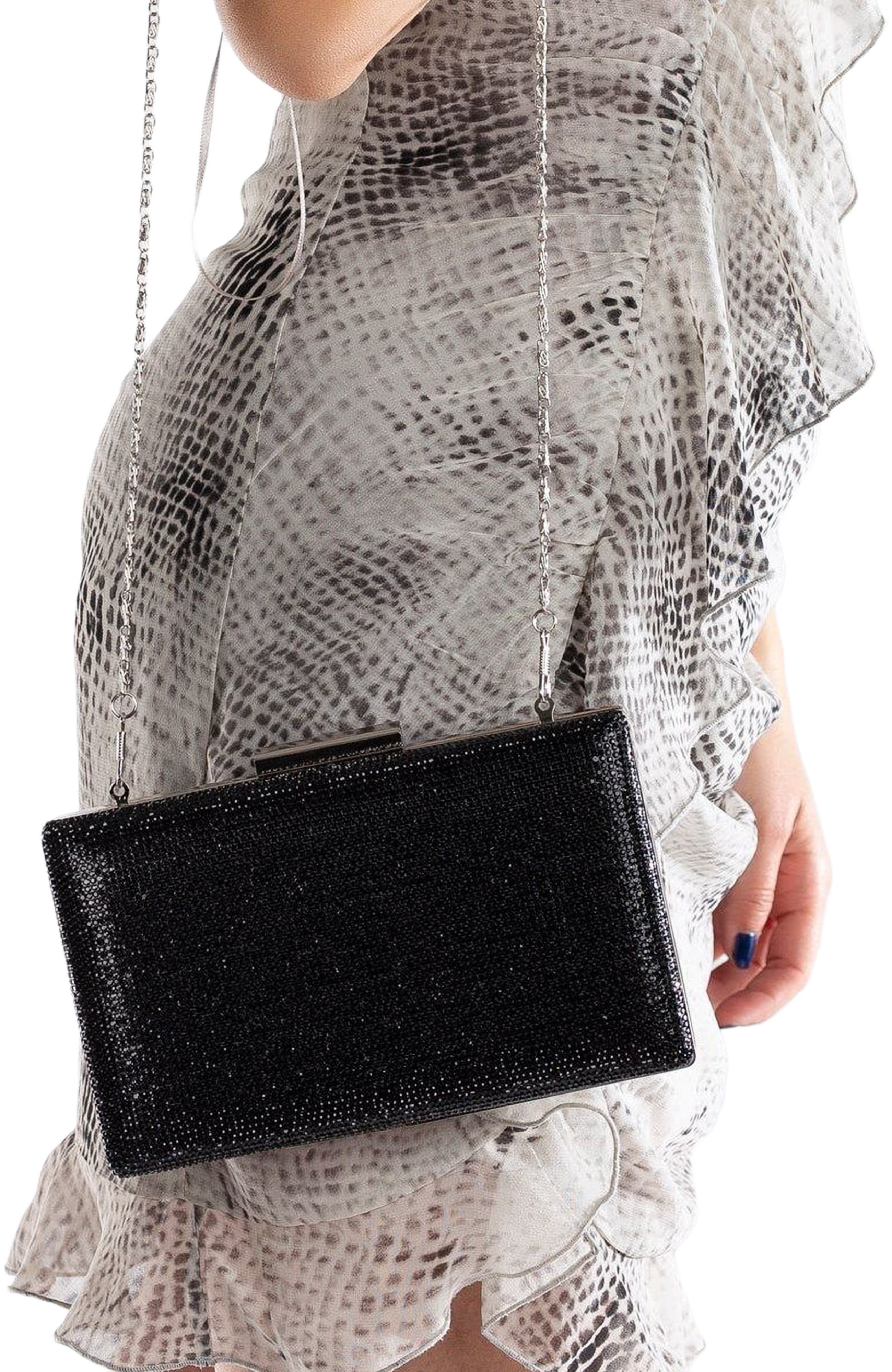 Forever & Always Shoes Clara Evening Clutch, Alternate, color, 