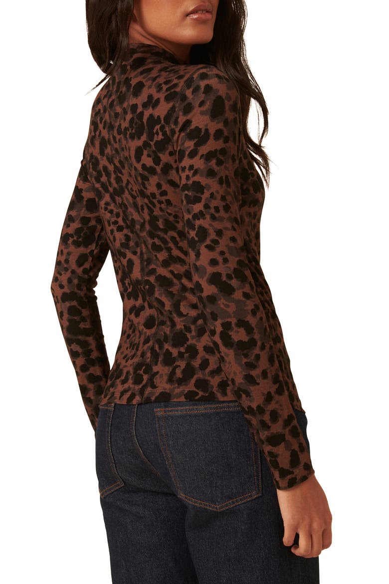 Mock Neck Top, Alternate, color, MULTI