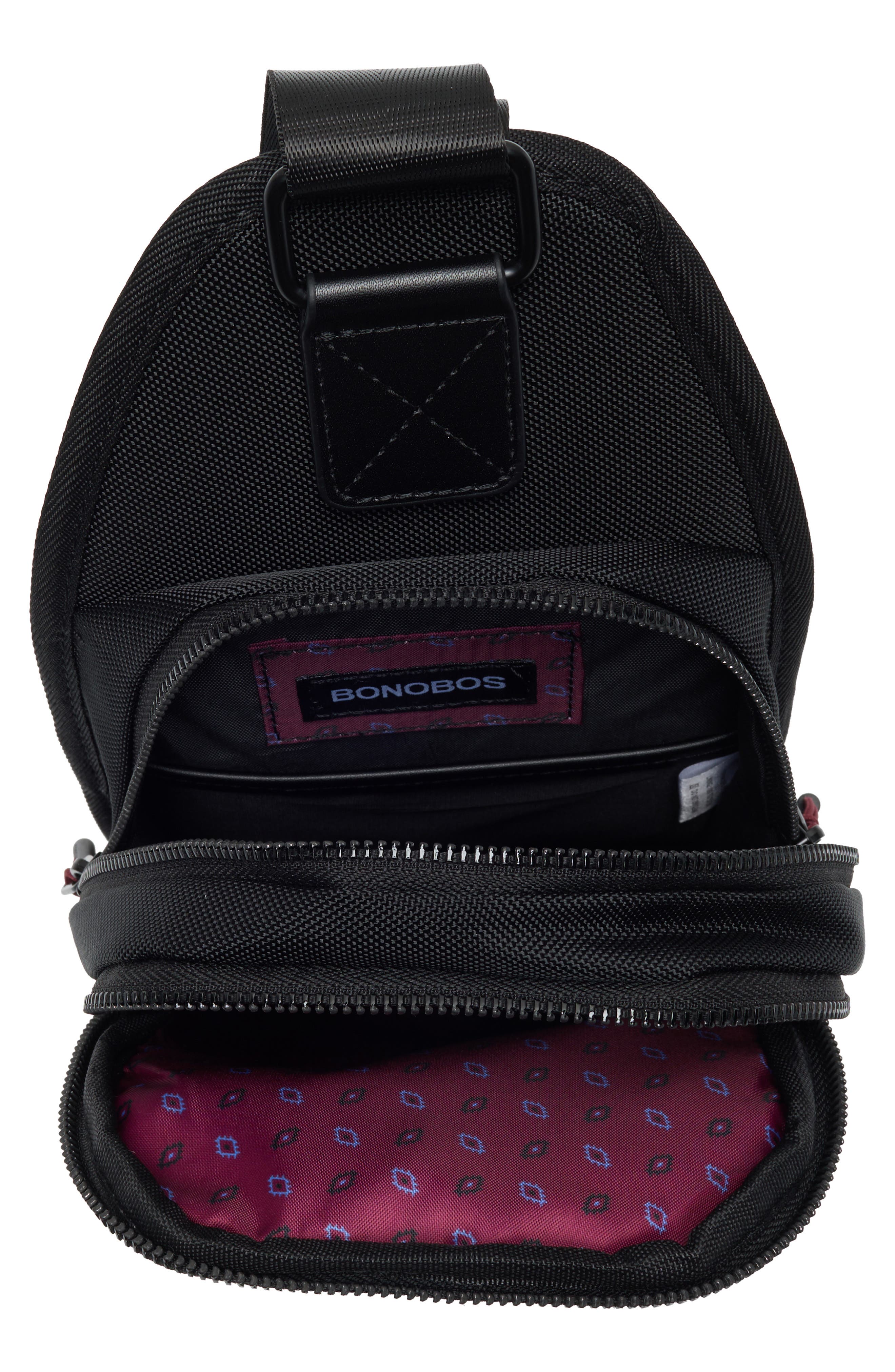 Ballistic Sling Bag, Alternate, color, BLACK