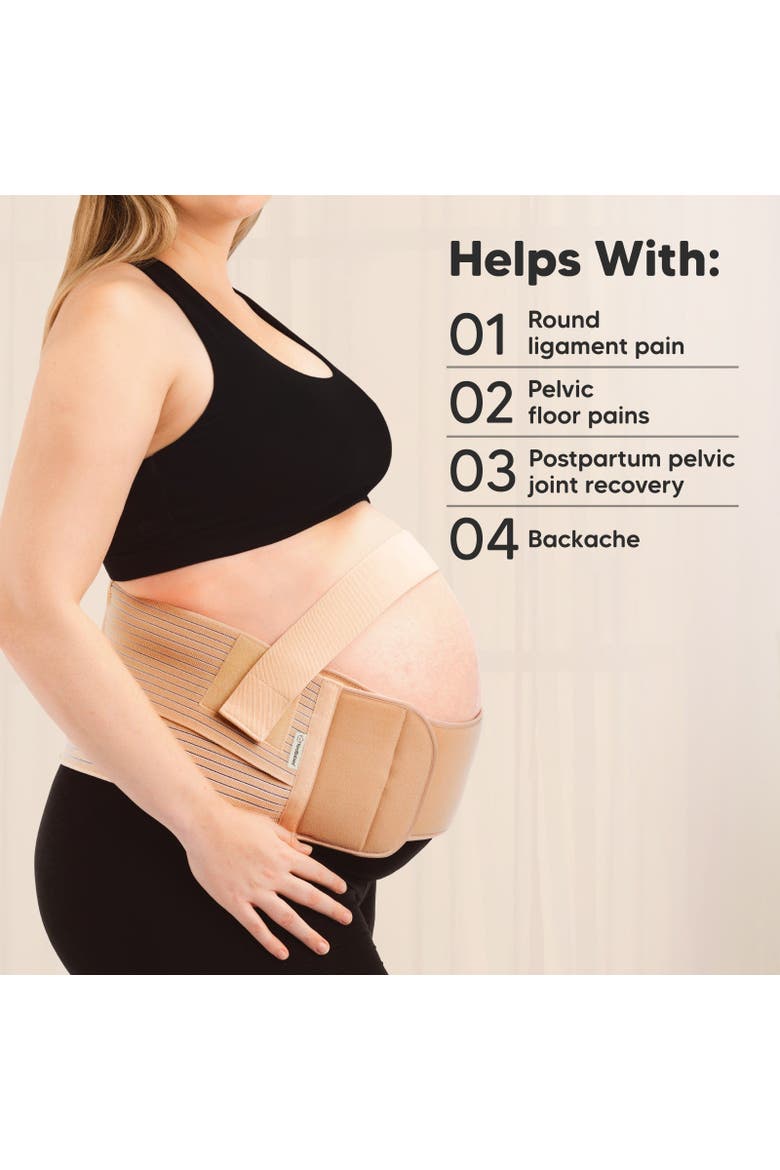 Nurture 2-in-1 Maternity Support Belt, Alternate, color, Classic Ivory