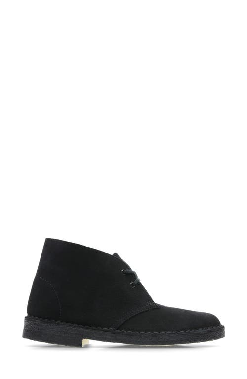 Clarksr Clarks(r) Clarks® Desert Chukka Boot In Black/black Suede