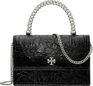 Tory Burch Kira Distressed Mini Top Handle Wallet on a Chain