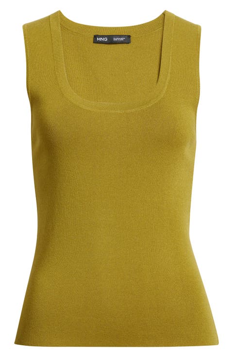 Sleeveless Rib Top