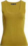 MANGO Sleeveless Rib Top
