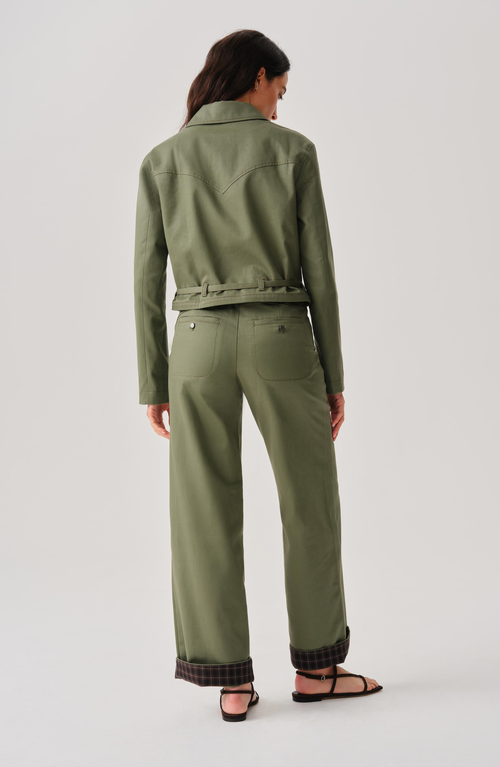 Leman Mercer Sloane Pant In Green