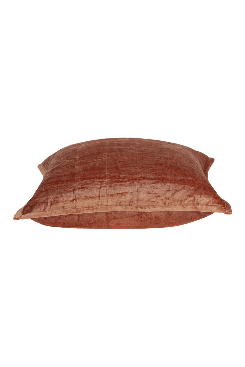 Delphi Square Transitional Throw Pillow, Alternate, color, ORANGE