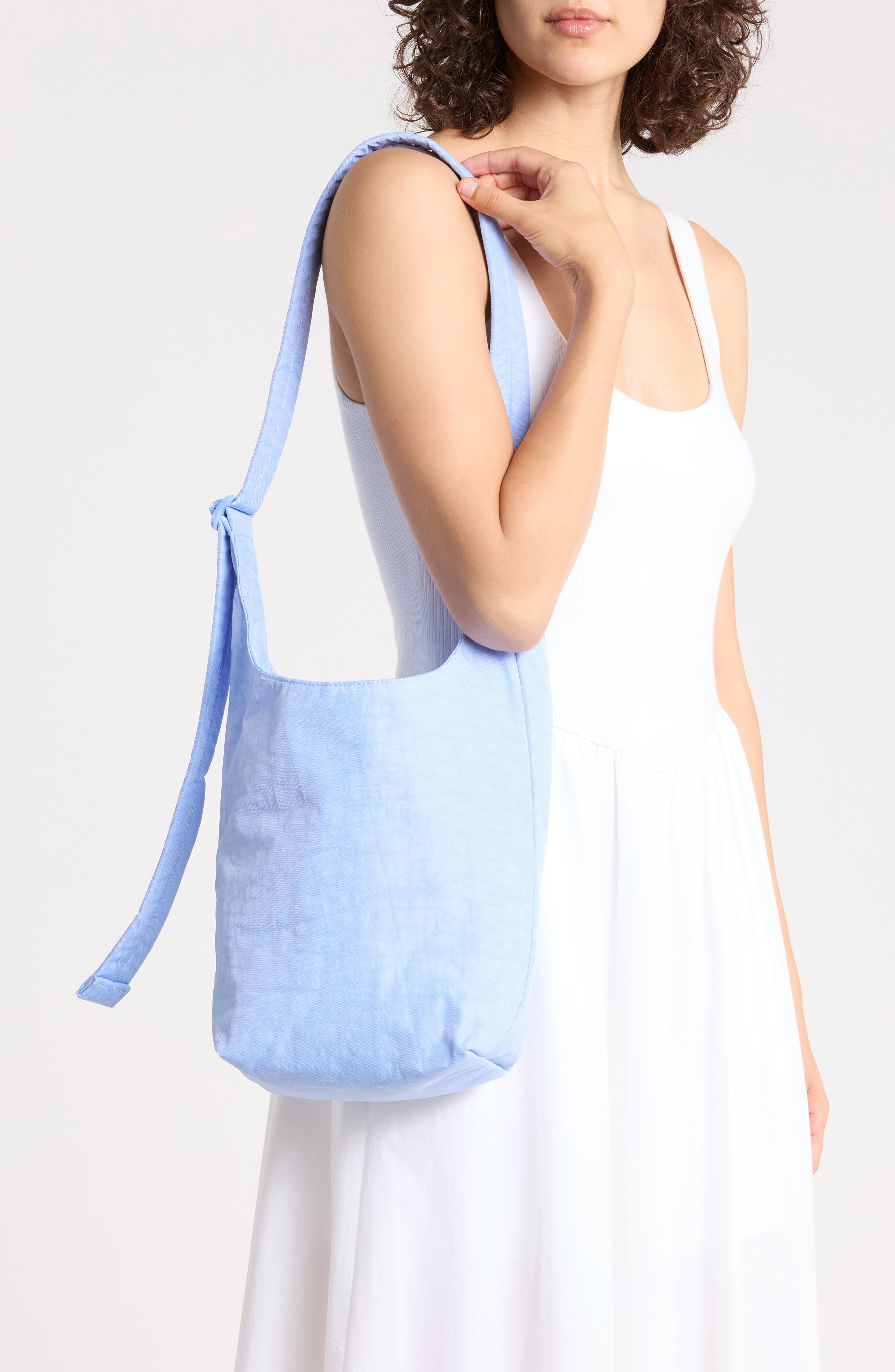 Small Nylon Sling Bag, Alternate, color, FRENCH BLUE