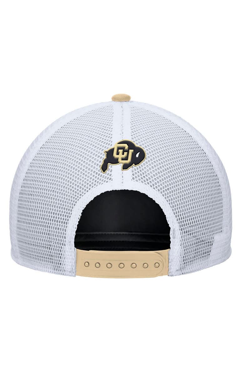 Nike Men's Nike Gold Colorado Buffaloes 2025 On-Field Rise Trucker Adjustable Hat, Alternate, color, 