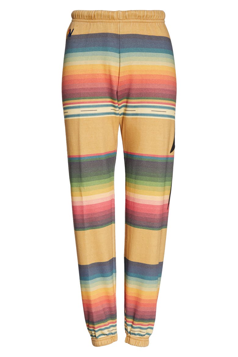 Women's Serape Bolt Stitch Joggers, Alternate, color, LIGHT KHAKI