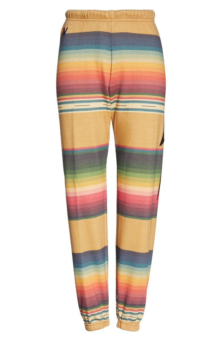 Aviator Nation Women's Serape Bolt Stitch Joggers, Alternate, color, 