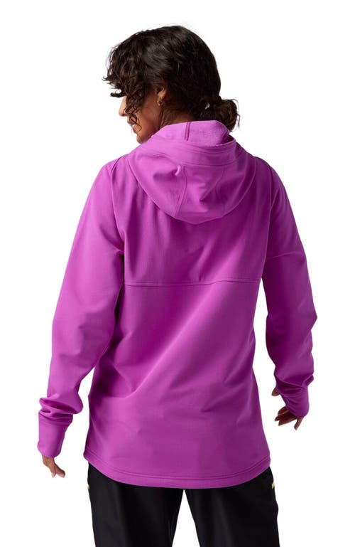 Backcountry Destination Softshell Fleece Hoodie In Purple