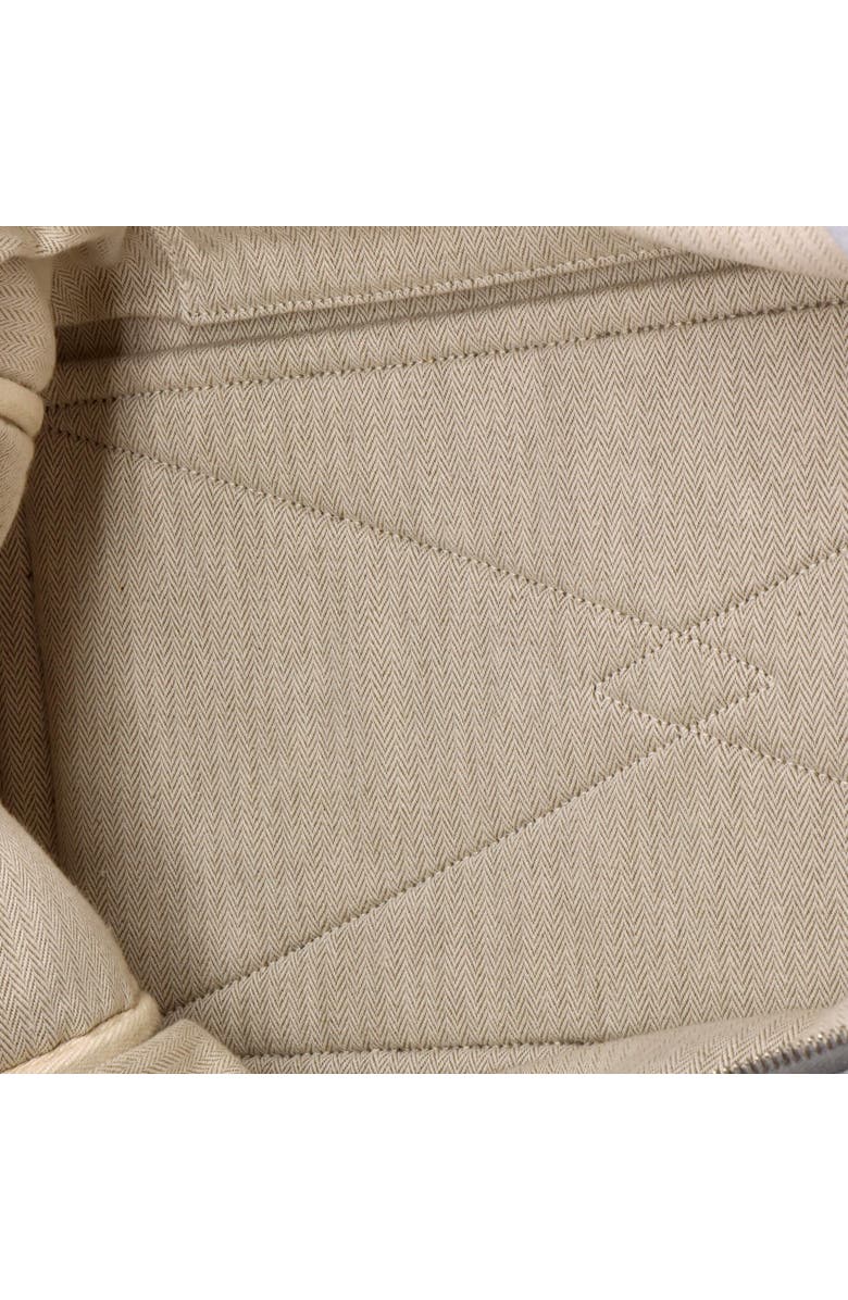 Pre-Owned Hermes Victoria II Travel Handbag Clemence 43, Alternate, color, Bleu Glacier