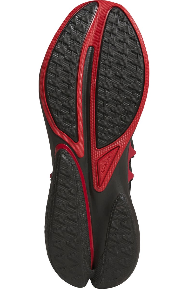 adidas Alphaboost v2 Team Colors Running Shoe, Alternate, color, Black/ Team Power Red/ White