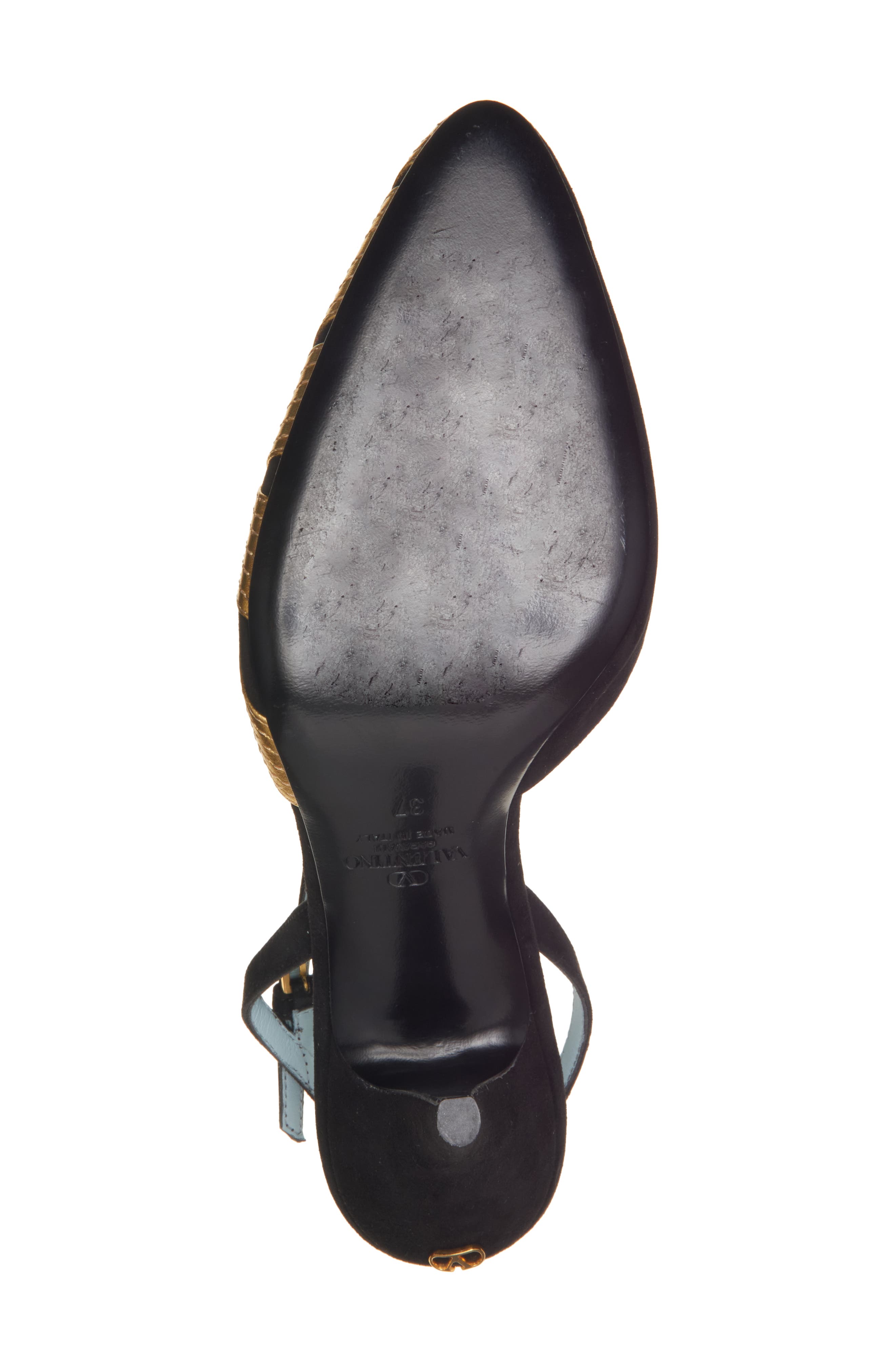 Valentino Garavani Foliage Slingback Pump, Alternate, color, 