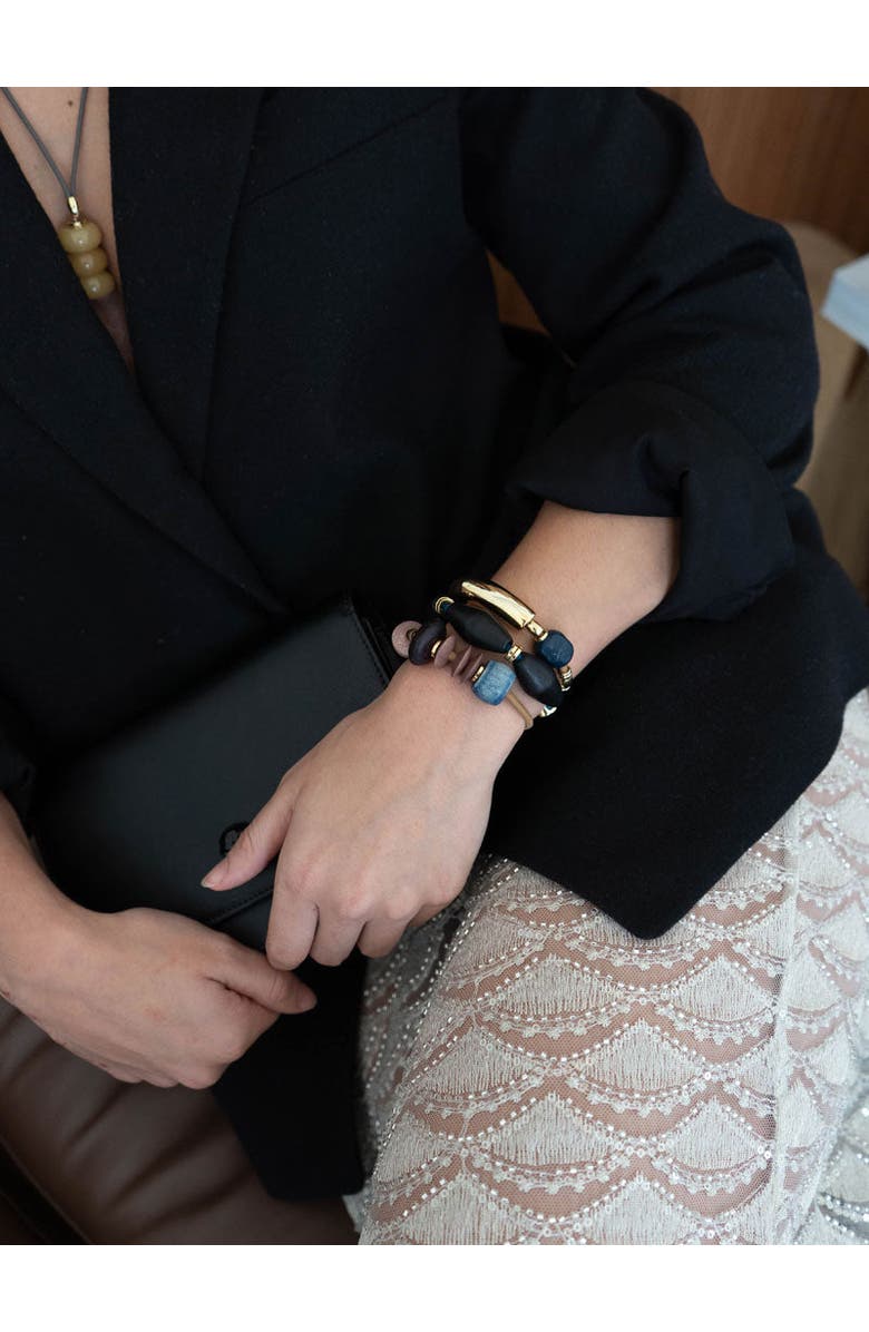 By Lilla Tangy Capsule Bracelet Hair Tie, Alternate, color, Multi