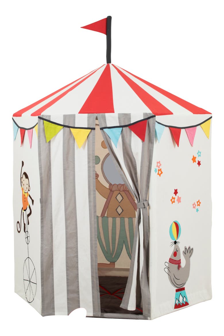 Circus Canvas Play Tent, Main, color, MULTI