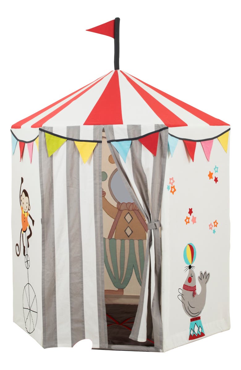 ROLE PLAY Circus Canvas Play Tent, Main, color, Multi