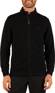 TailorByrd French Rib Full Zip Sweater